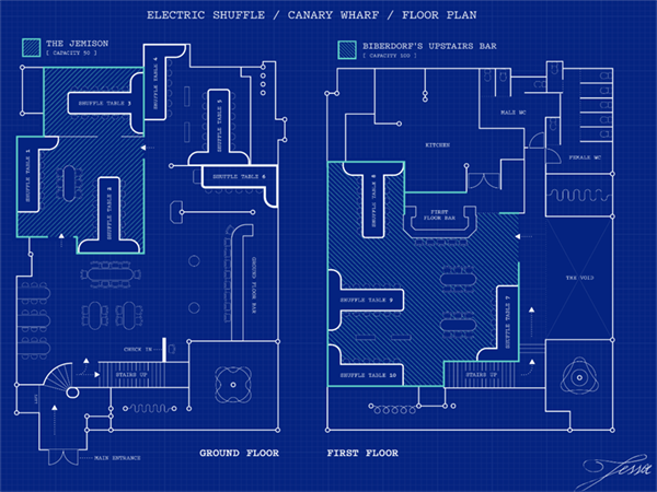 Electric Shuffle Floor Plan